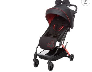 Disney Mickey Mouse Teeny Ultra Compact Stroller, Let's Go Mickey!, Black