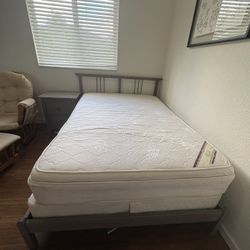 Full Bed / Mattress / Nightstand 