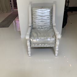 Throne Chair Oversized Zebra Chair