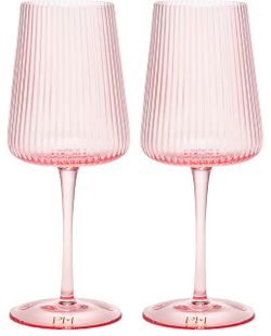Pink Paris Hilton Wine Glasses