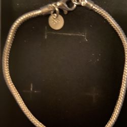 Bracelet 7 Inches Ss No Charm 