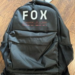 Brand new FOX Backpack. Reg$39.99. Just sale $20 only.