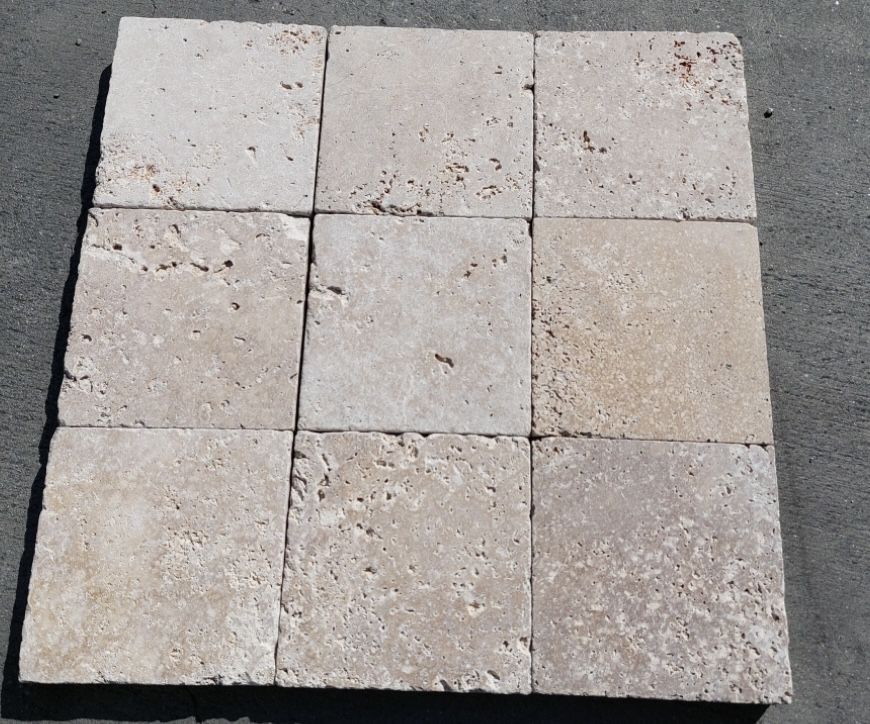 ALL 6x6 And 6x12 TRAVERTINE PAVERS ON SALE!!!