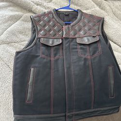 Harley Davidson Style Riding Vests First Leather Manufacturing Made It