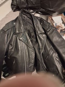 leather jacket size 52
