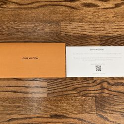 Louis Vuitton Information Envelope And Insert