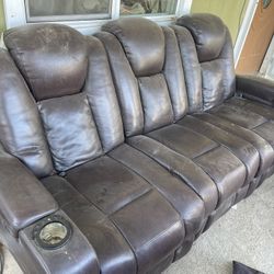 Electric Recline Couch