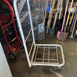 Platform Dolley $25, red Milwaukee 2 wheel $65 lightweight 300 lb one $35  converts to cart $$35