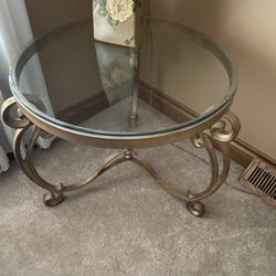 Coffee Table With Matching End Table