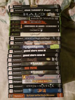 Ps2&xbox Games
