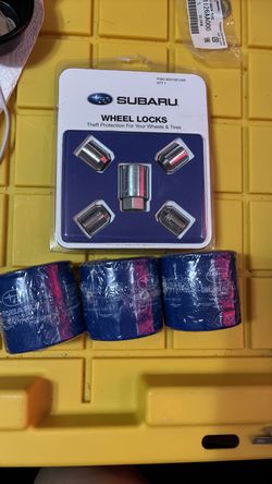 Subaru wheel locks and oil filters