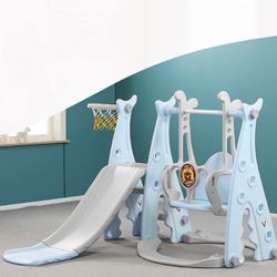 Baby Indoor Play Slide and Swing Set