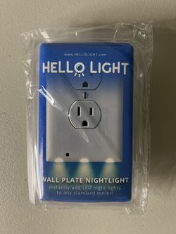 Hello Light Wall Plate Night Light (x2)