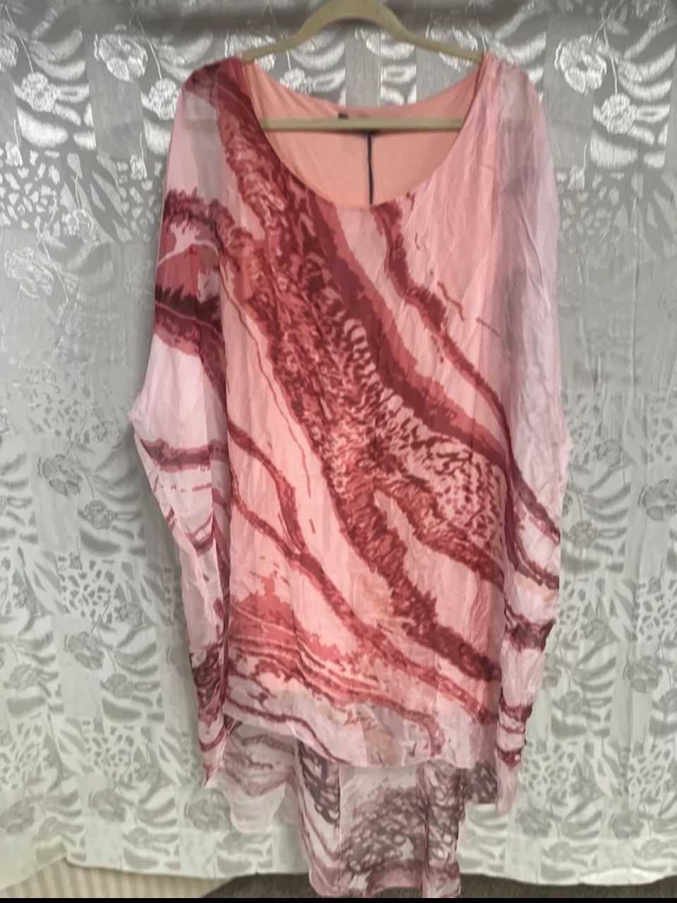 Women Made In Italy Silky Hi Lo Dress