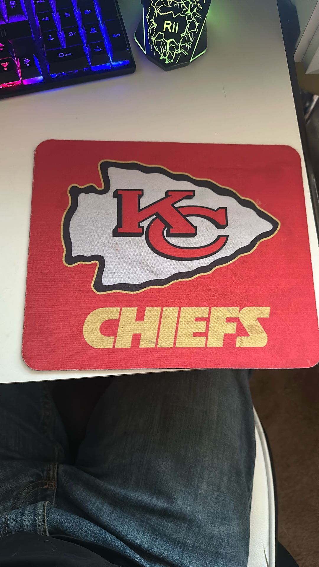 Chiefs mouse pad