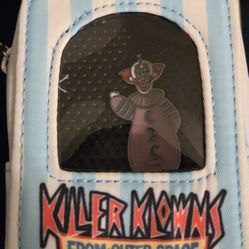 Killer Klowns Pin And Pouch Wallet Purse Hangar