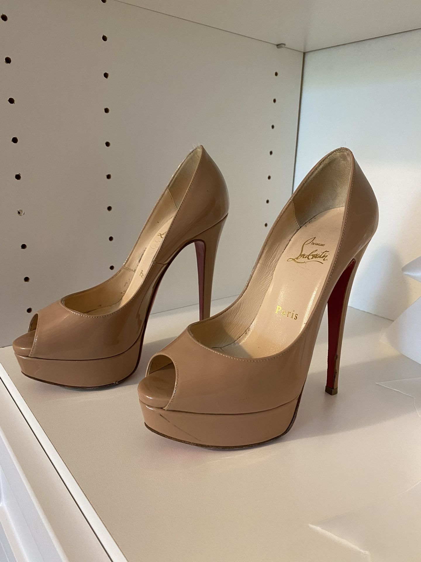 Christian Louboutin Lady Peep 150 Patent Leather