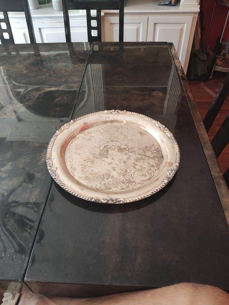Bristol Silver EPC Vintage Large Platter Plate