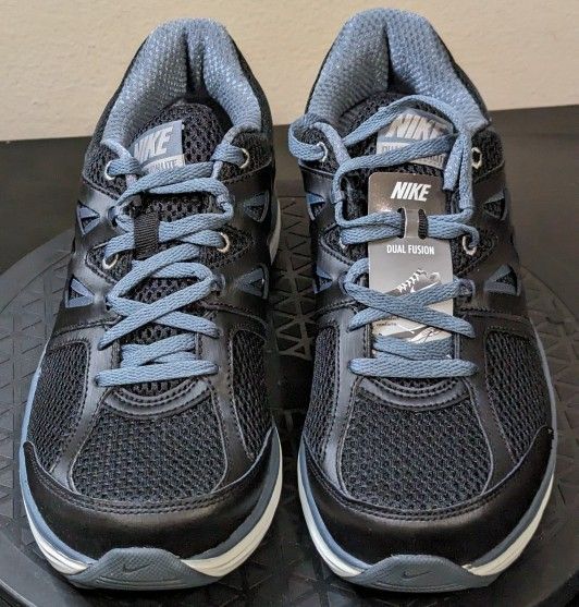 Black & Grey Nike Dual Fusion Lite Women's Running Shoes Size 9. 599560-003