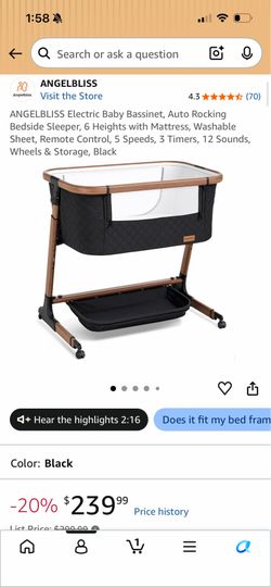 electric baby bassinet