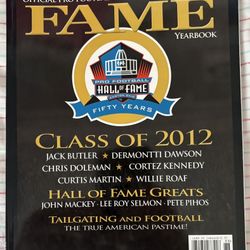 Vintage 2012 Pro Football Hall of Fame Yearbook
