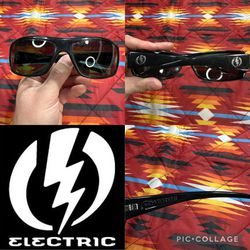 Electric Charge Black Frame Black Lens Sunglasses