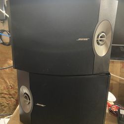BOSE 301 Series V Direct-Reflecting Speakers Black Set Left & Right 