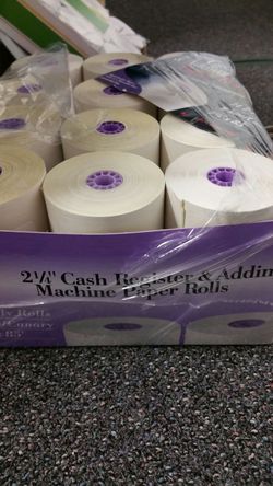 Cash register paper/ ADDING MACHINE