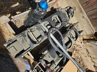Trolling motor with 2 mounting racks