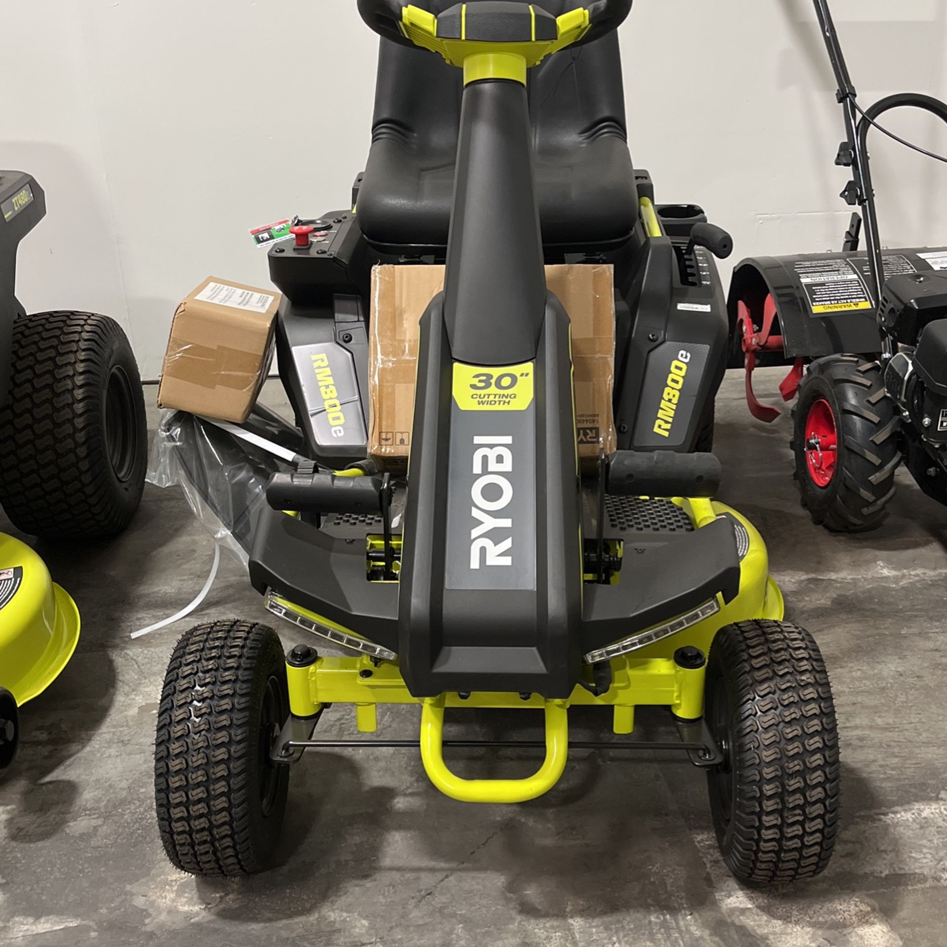 Ryobi RM300E 30 in. 50Ah Battery Electric Rear Engine Riding Lawn Mower