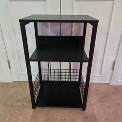 Brand New Record Player Stand With Record Storage Shelf