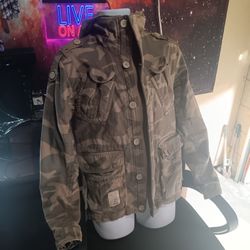 Superdry Camouflage hoodie jacket Medium