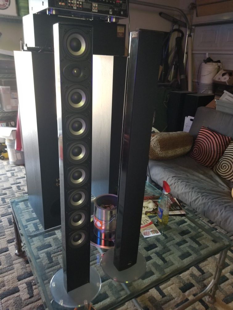 ATHENA SURROUND SPEAKERS PAIR WITH CENTER SPEAKER