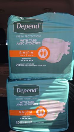 Adult diapers Depend size S/M