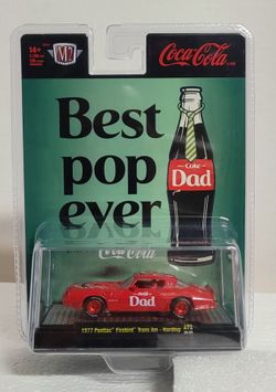 M2 Machines Coca-Cola 1977 Pontiac Firebird Trans Am 'Best Pop Ever' Dad. Chase Limited 1/750