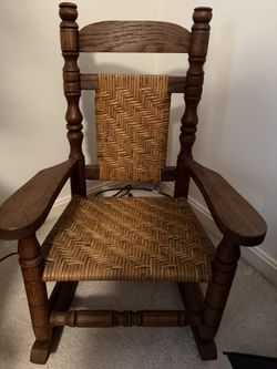 Childs Oak Rocking Chair