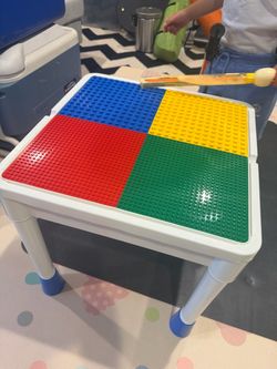 Kids Building Block Activity Table