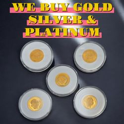 Gold, Platinum, Silver - Jewelry, Coins, Watches & More!