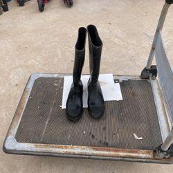 Par de botas de hule del 9