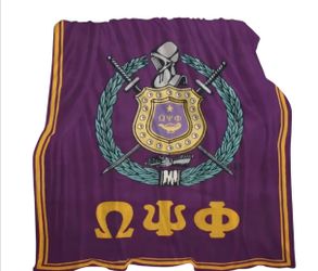 Omega Psi Phi Throw Blanket