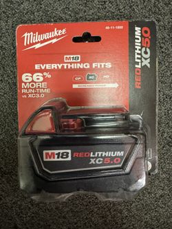 Milwaukee M18 5.0 Battery