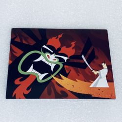6.5” x 5” Samurai Jack Art “Haku Vs Samurai Jack” Rare