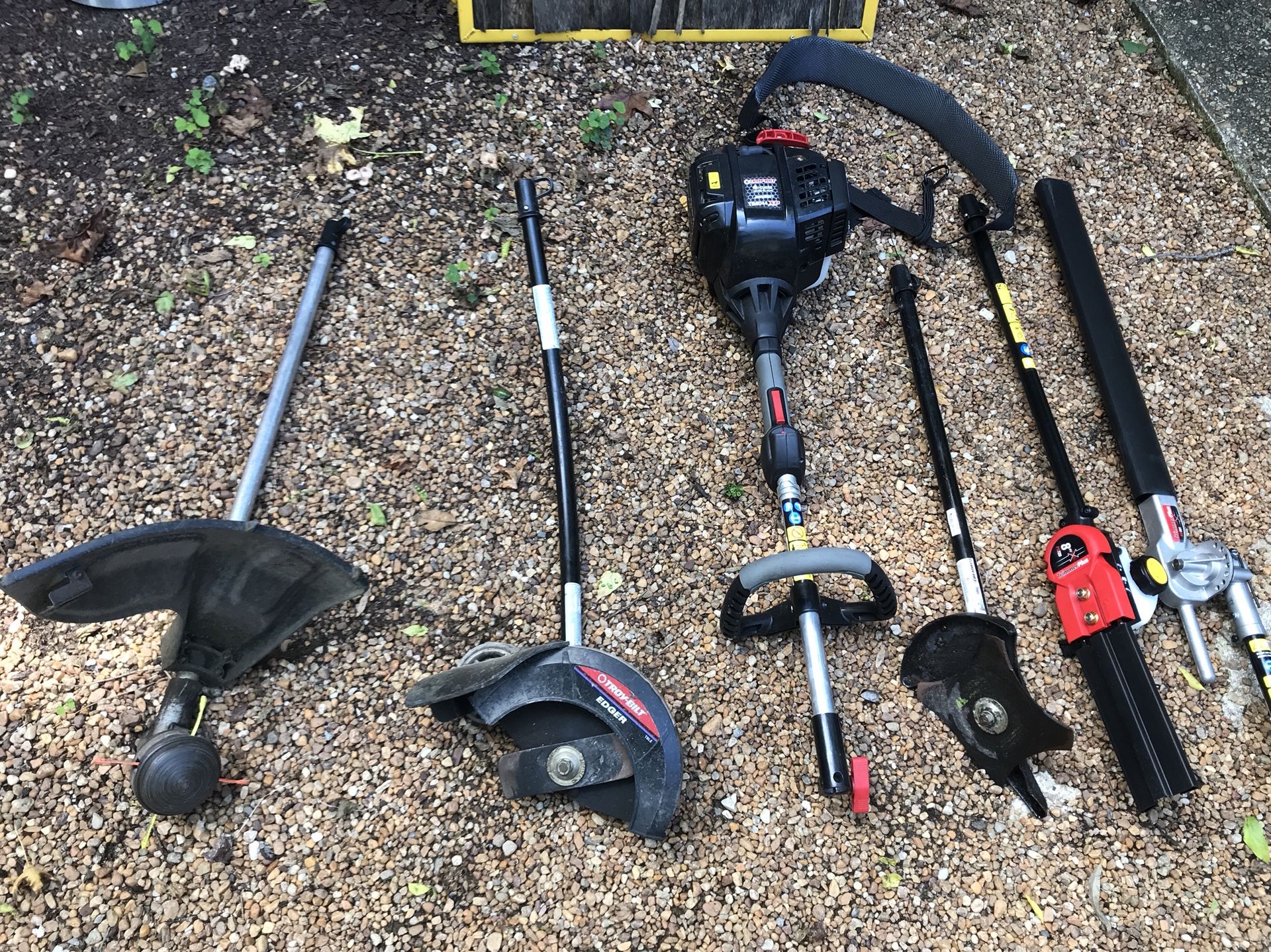 Troy-Bilt XP Straight Shaft Gas String Trimmer with Trimmerplus attachments