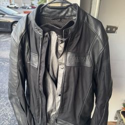 Yamaha Leather Motorcycle Jacket – Size 56 (XL) – Hydratex 3L