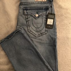 True Religion Size 32&34 Geno Big T Flap Slim 