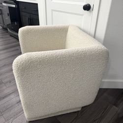 CB2 Boucle Lounge Escapade Chair 