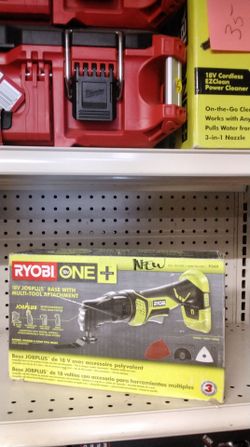 RYOBI ONE + 18V JOBPLUS BASE WITH MULTI - TOOL ATTACHMENT (TOOL ONLY)