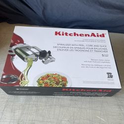 Kitchen Aid Mixer Add On Spiralizer Tool