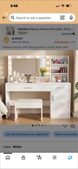 White Vanity