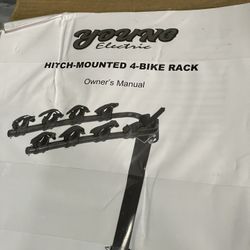 Hitch Mounted 4-bike Rack 
